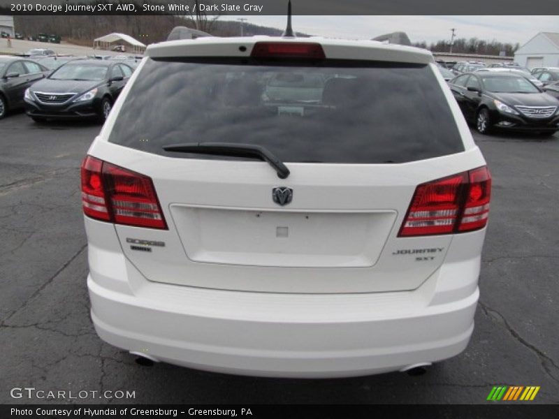Stone White / Dark Slate Gray 2010 Dodge Journey SXT AWD