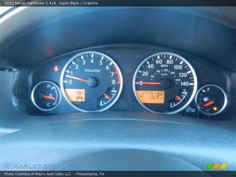 Super Black / Graphite 2011 Nissan Pathfinder S 4x4