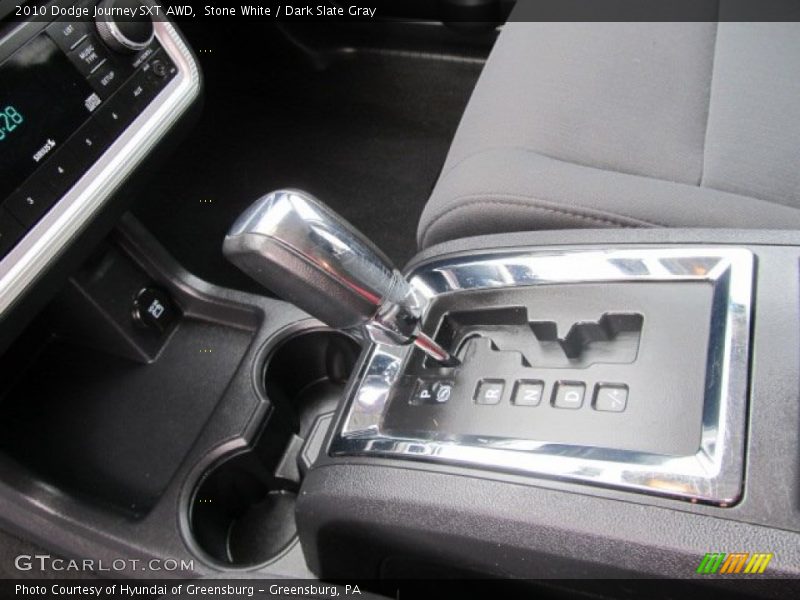 Stone White / Dark Slate Gray 2010 Dodge Journey SXT AWD