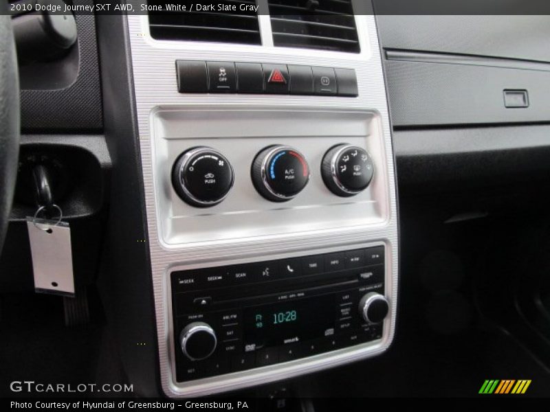 Stone White / Dark Slate Gray 2010 Dodge Journey SXT AWD