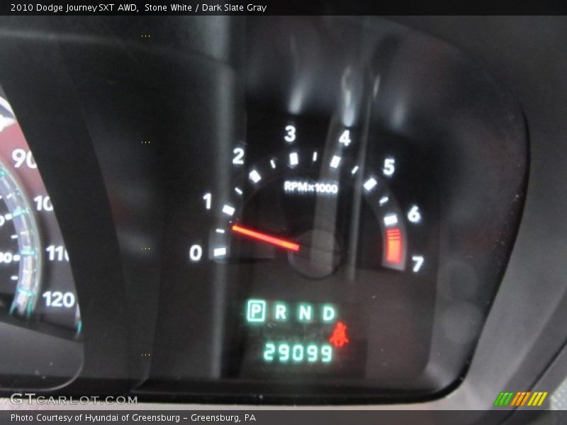 Stone White / Dark Slate Gray 2010 Dodge Journey SXT AWD