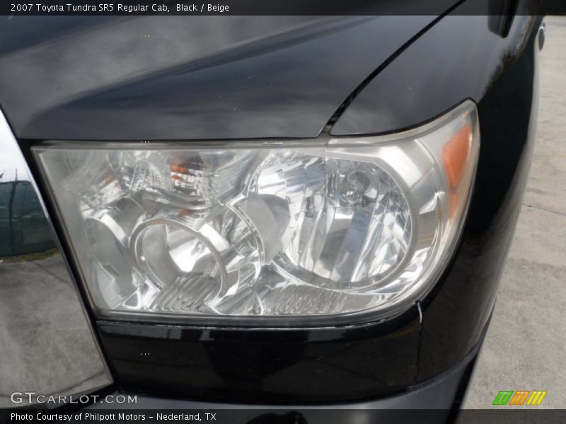 Black / Beige 2007 Toyota Tundra SR5 Regular Cab