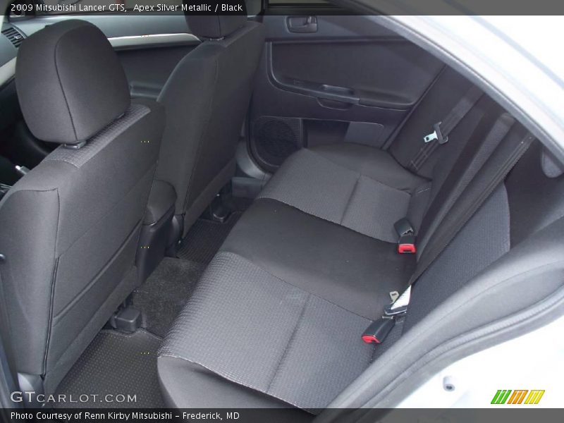 Apex Silver Metallic / Black 2009 Mitsubishi Lancer GTS