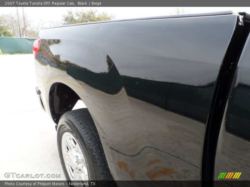Black / Beige 2007 Toyota Tundra SR5 Regular Cab