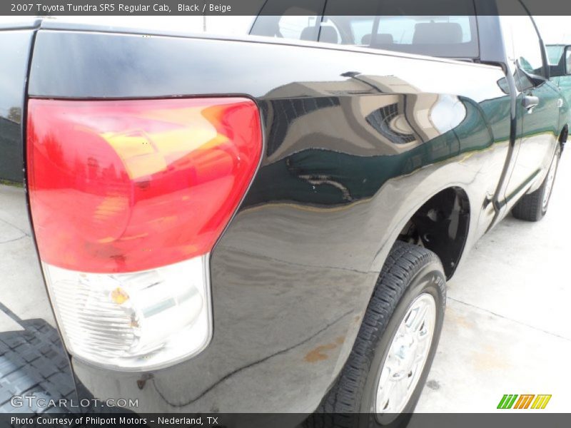 Black / Beige 2007 Toyota Tundra SR5 Regular Cab