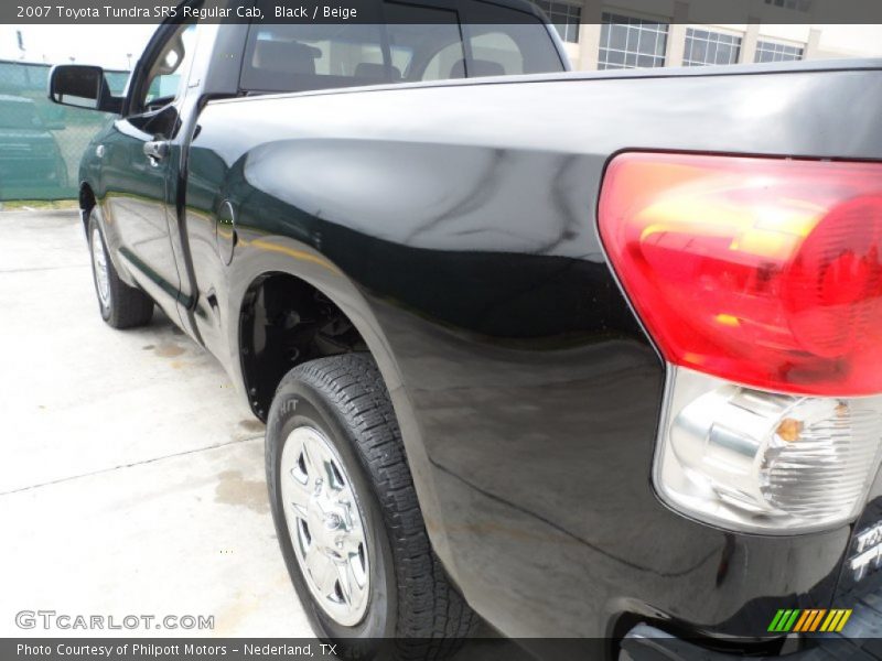 Black / Beige 2007 Toyota Tundra SR5 Regular Cab