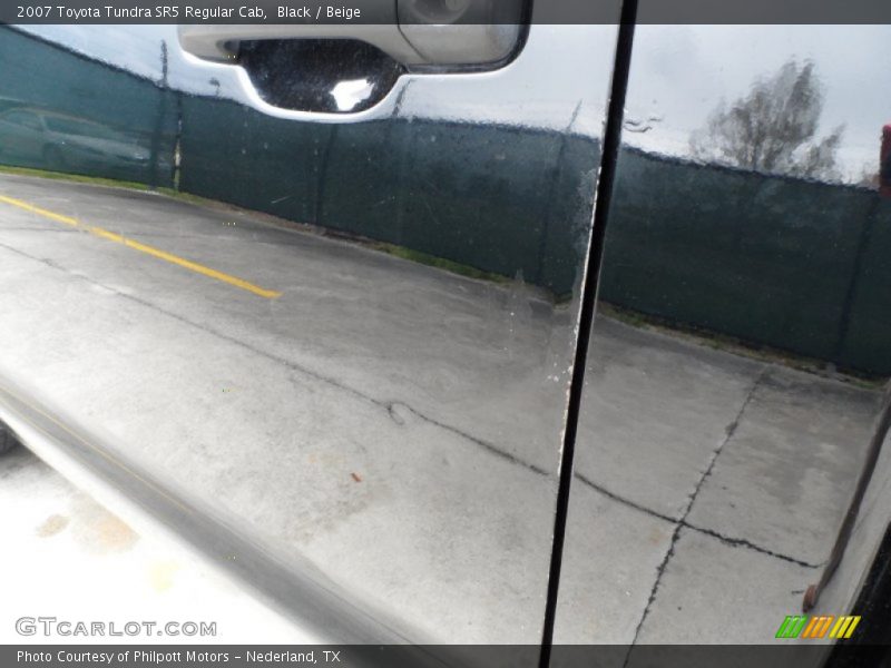 Black / Beige 2007 Toyota Tundra SR5 Regular Cab