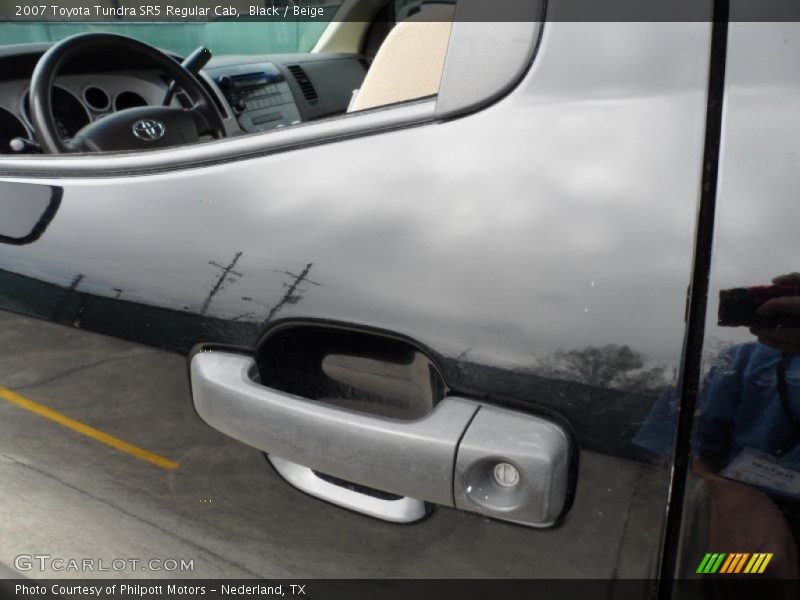Black / Beige 2007 Toyota Tundra SR5 Regular Cab