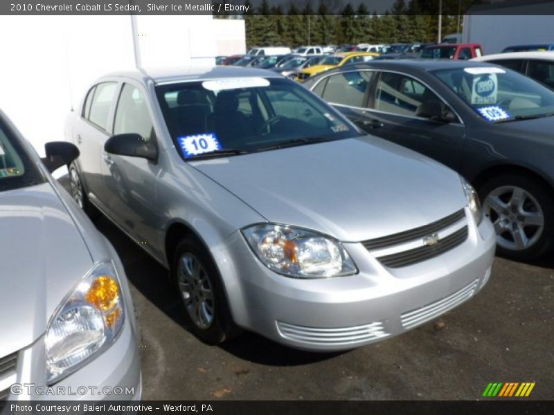Silver Ice Metallic / Ebony 2010 Chevrolet Cobalt LS Sedan