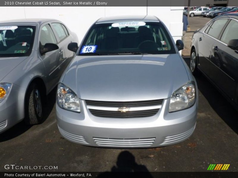 Silver Ice Metallic / Ebony 2010 Chevrolet Cobalt LS Sedan