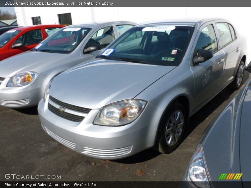 Silver Ice Metallic / Ebony 2010 Chevrolet Cobalt LS Sedan