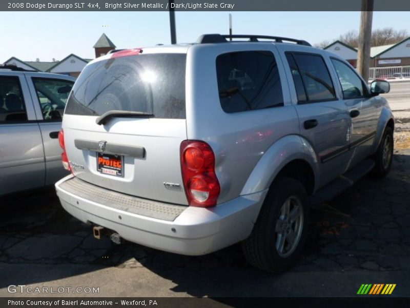 Bright Silver Metallic / Dark/Light Slate Gray 2008 Dodge Durango SLT 4x4