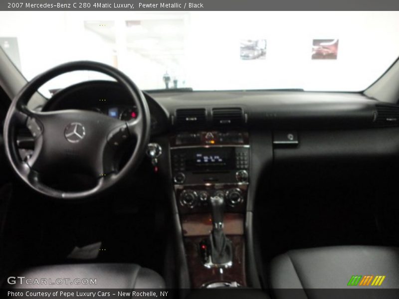Pewter Metallic / Black 2007 Mercedes-Benz C 280 4Matic Luxury