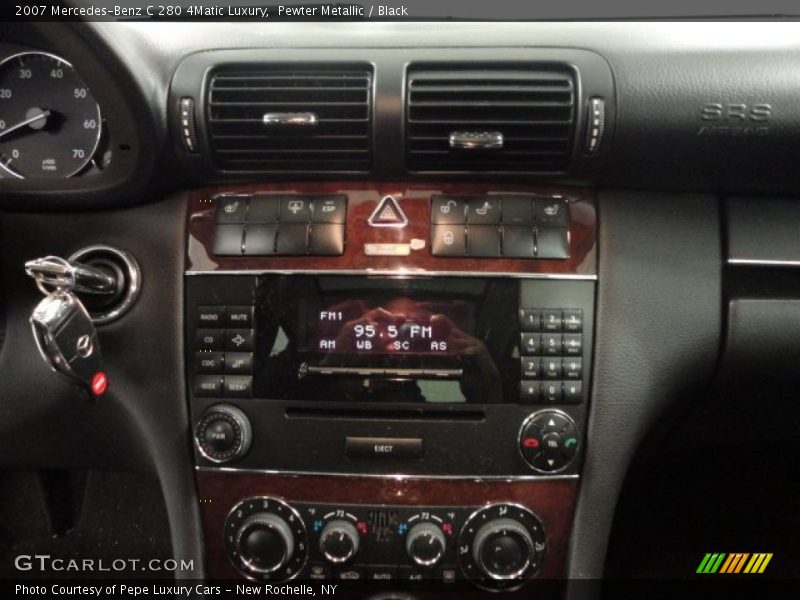 Pewter Metallic / Black 2007 Mercedes-Benz C 280 4Matic Luxury