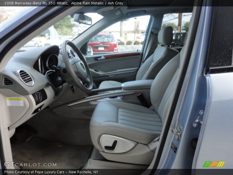 Alpine Rain Metallic / Ash Grey 2008 Mercedes-Benz ML 350 4Matic
