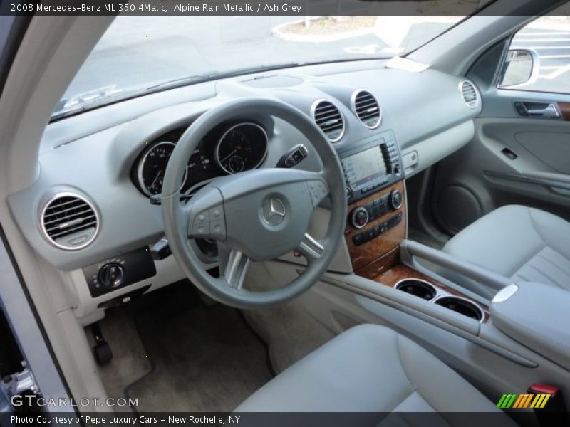 Alpine Rain Metallic / Ash Grey 2008 Mercedes-Benz ML 350 4Matic