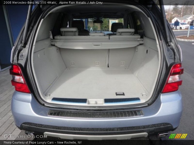 Alpine Rain Metallic / Ash Grey 2008 Mercedes-Benz ML 350 4Matic