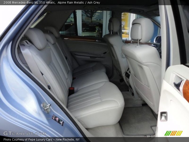Alpine Rain Metallic / Ash Grey 2008 Mercedes-Benz ML 350 4Matic