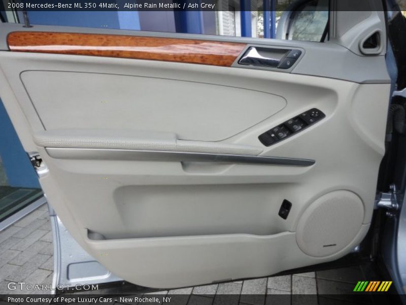 Alpine Rain Metallic / Ash Grey 2008 Mercedes-Benz ML 350 4Matic