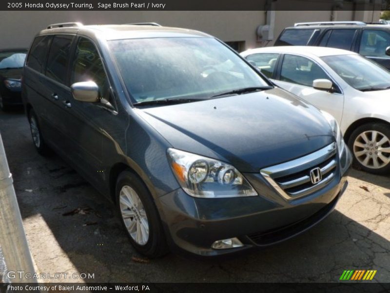 Sage Brush Pearl / Ivory 2005 Honda Odyssey Touring
