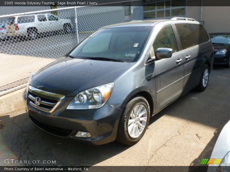 Sage Brush Pearl / Ivory 2005 Honda Odyssey Touring
