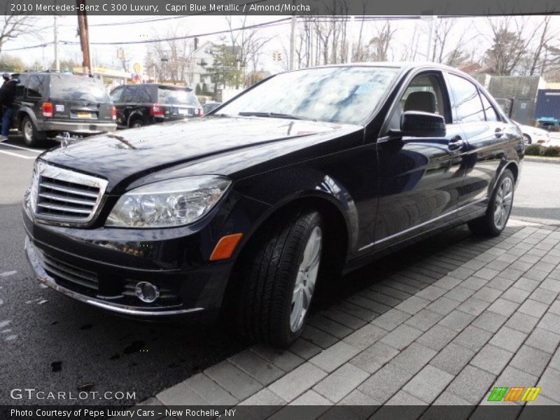 Capri Blue Metallic / Almond/Mocha 2010 Mercedes-Benz C 300 Luxury