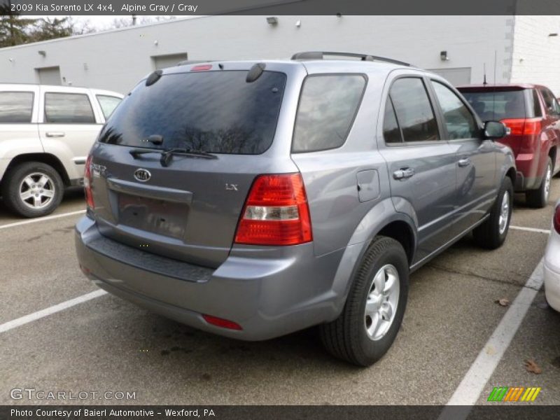 Alpine Gray / Gray 2009 Kia Sorento LX 4x4