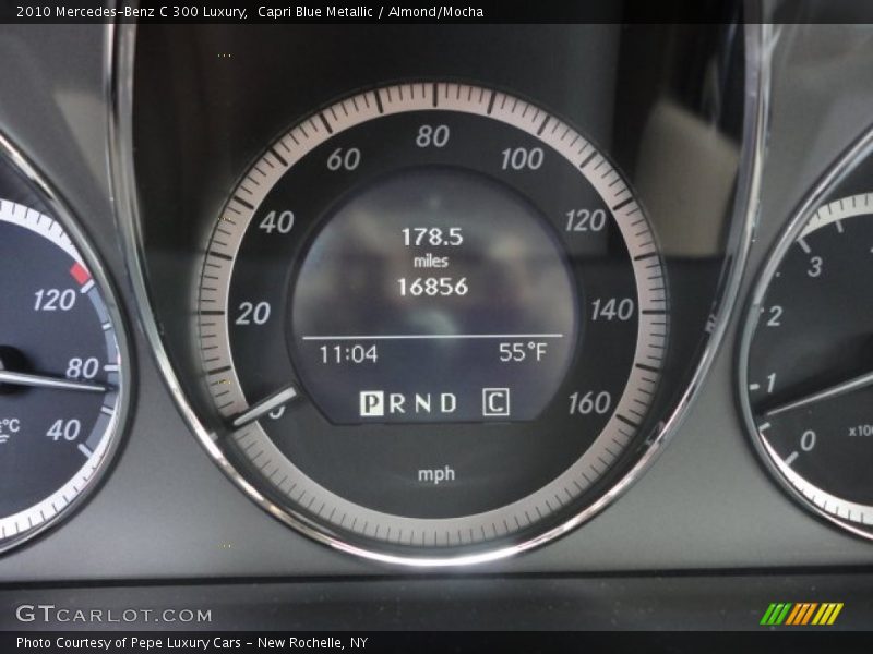 Capri Blue Metallic / Almond/Mocha 2010 Mercedes-Benz C 300 Luxury