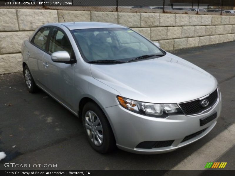 Bright Silver / Stone 2010 Kia Forte EX