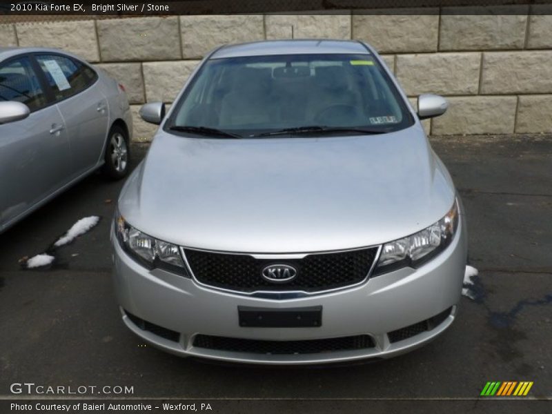 Bright Silver / Stone 2010 Kia Forte EX