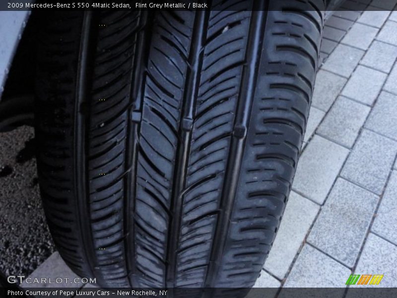 Flint Grey Metallic / Black 2009 Mercedes-Benz S 550 4Matic Sedan