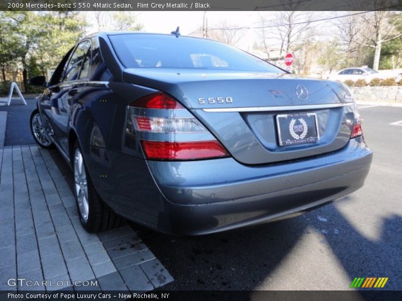 Flint Grey Metallic / Black 2009 Mercedes-Benz S 550 4Matic Sedan
