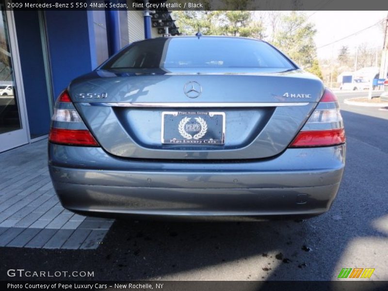 Flint Grey Metallic / Black 2009 Mercedes-Benz S 550 4Matic Sedan