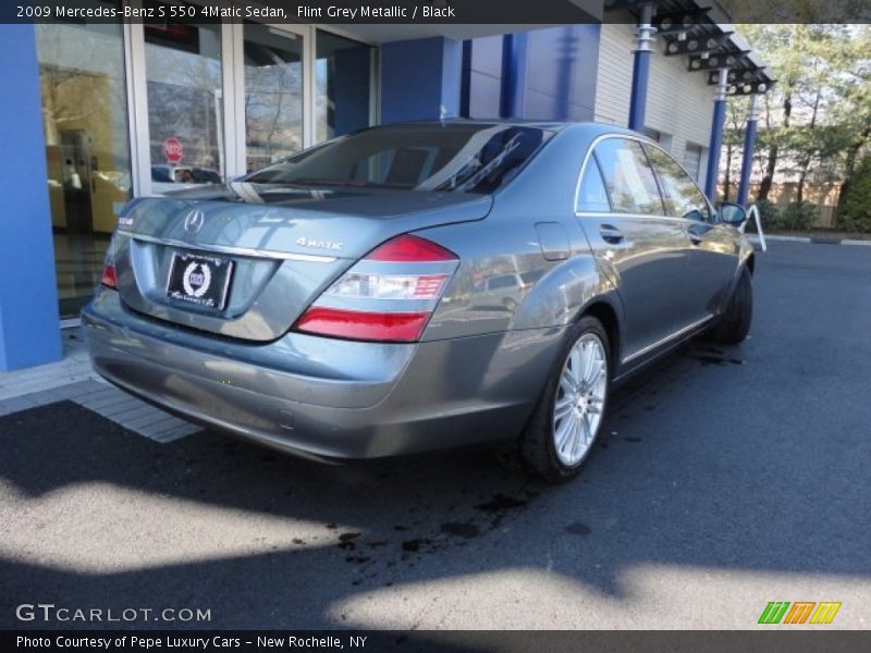 Flint Grey Metallic / Black 2009 Mercedes-Benz S 550 4Matic Sedan