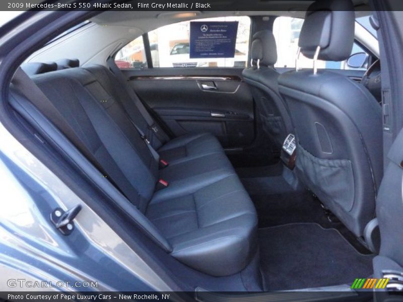 Flint Grey Metallic / Black 2009 Mercedes-Benz S 550 4Matic Sedan
