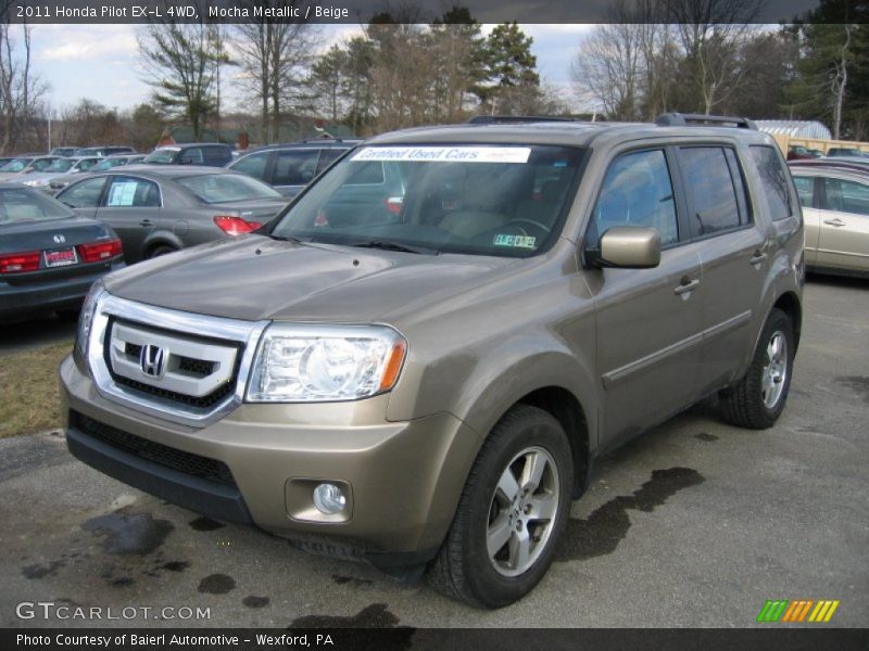 Mocha Metallic / Beige 2011 Honda Pilot EX-L 4WD