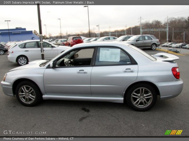 Platinum Silver Metallic / Black 2005 Subaru Impreza WRX Sedan