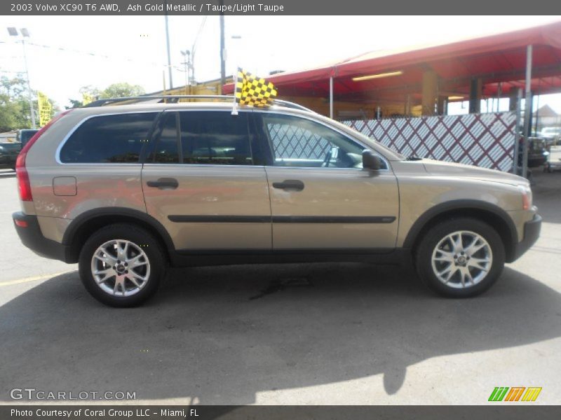 Ash Gold Metallic / Taupe/Light Taupe 2003 Volvo XC90 T6 AWD