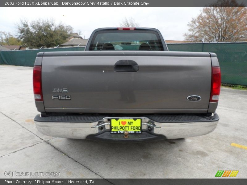 Dark Shadow Grey Metallic / Dark Graphite Grey 2003 Ford F150 XL SuperCab