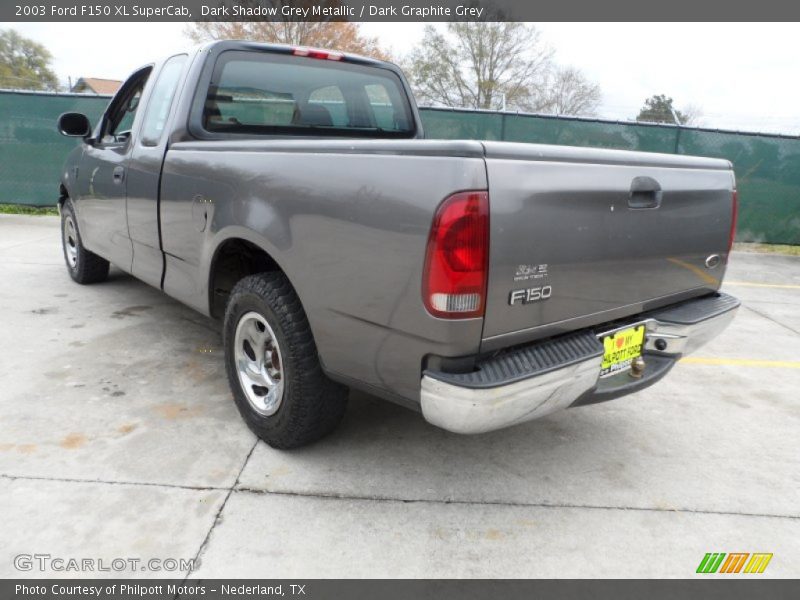 Dark Shadow Grey Metallic / Dark Graphite Grey 2003 Ford F150 XL SuperCab