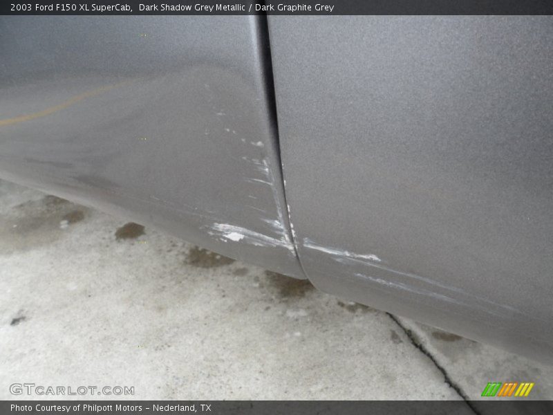Dark Shadow Grey Metallic / Dark Graphite Grey 2003 Ford F150 XL SuperCab