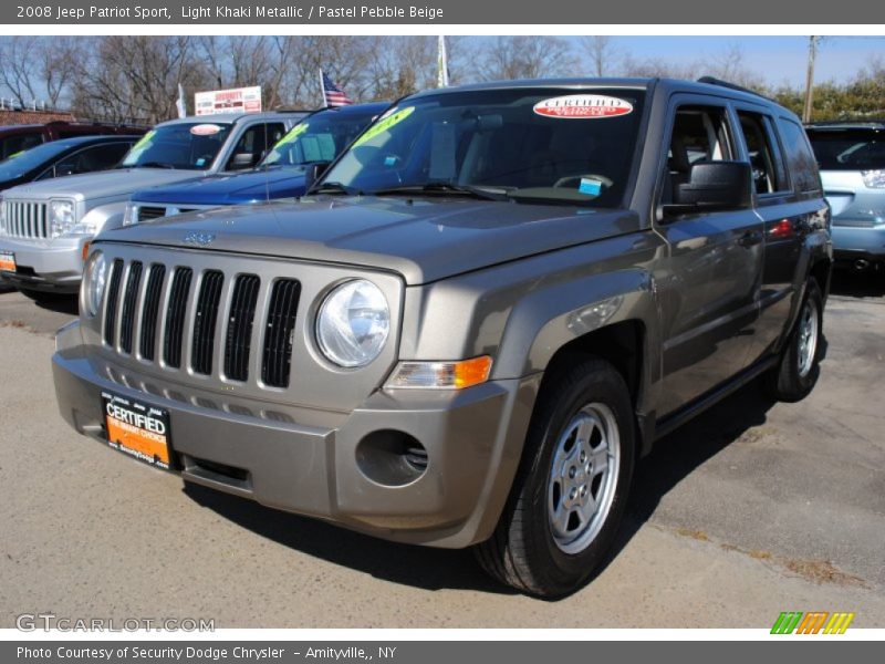 Light Khaki Metallic / Pastel Pebble Beige 2008 Jeep Patriot Sport