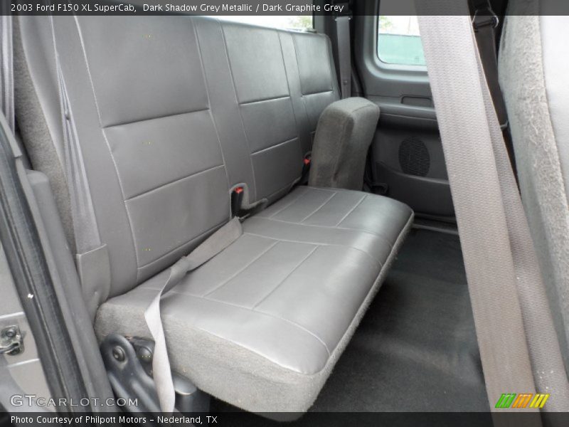 Dark Shadow Grey Metallic / Dark Graphite Grey 2003 Ford F150 XL SuperCab