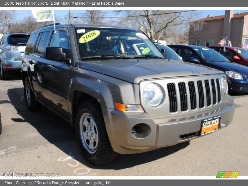 Light Khaki Metallic / Pastel Pebble Beige 2008 Jeep Patriot Sport