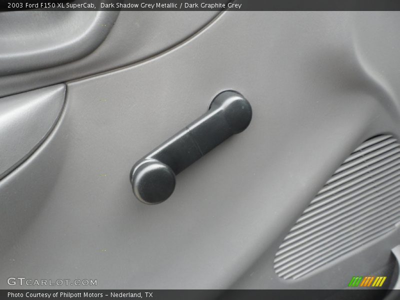 Dark Shadow Grey Metallic / Dark Graphite Grey 2003 Ford F150 XL SuperCab
