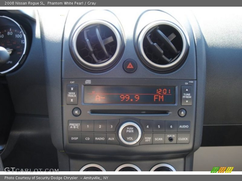 Phantom White Pearl / Gray 2008 Nissan Rogue SL