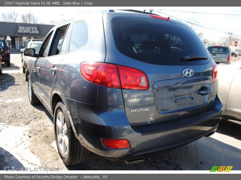 Slate Blue / Gray 2007 Hyundai Santa Fe SE 4WD