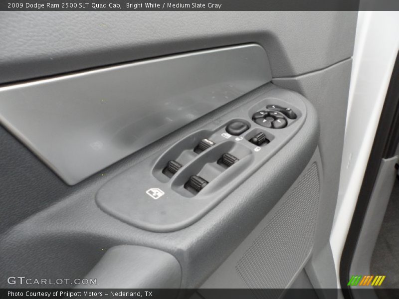 Bright White / Medium Slate Gray 2009 Dodge Ram 2500 SLT Quad Cab