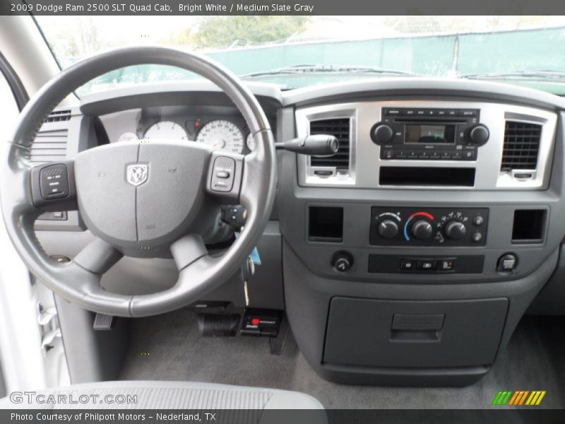 Dashboard of 2009 Ram 2500 SLT Quad Cab