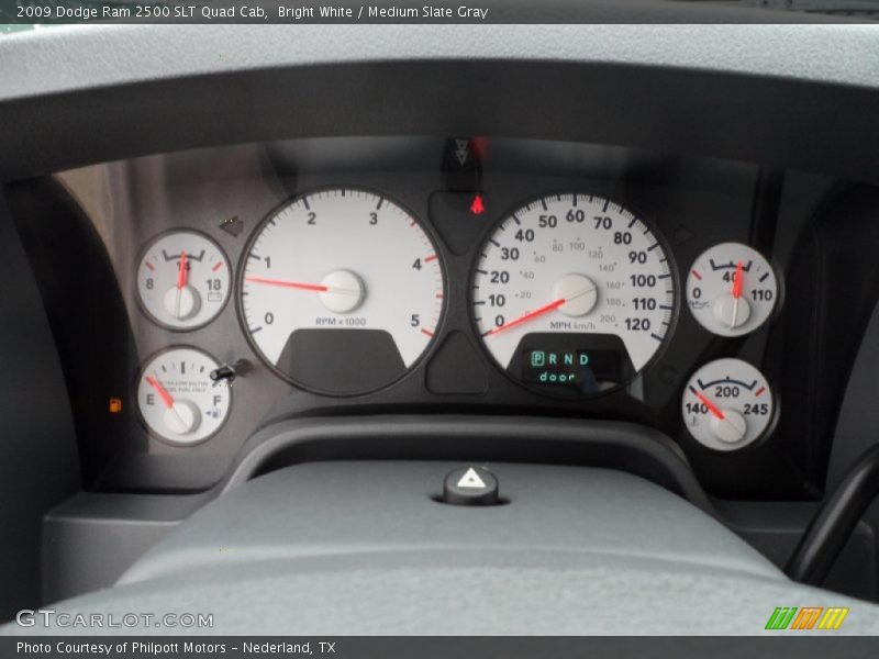  2009 Ram 2500 SLT Quad Cab SLT Quad Cab Gauges